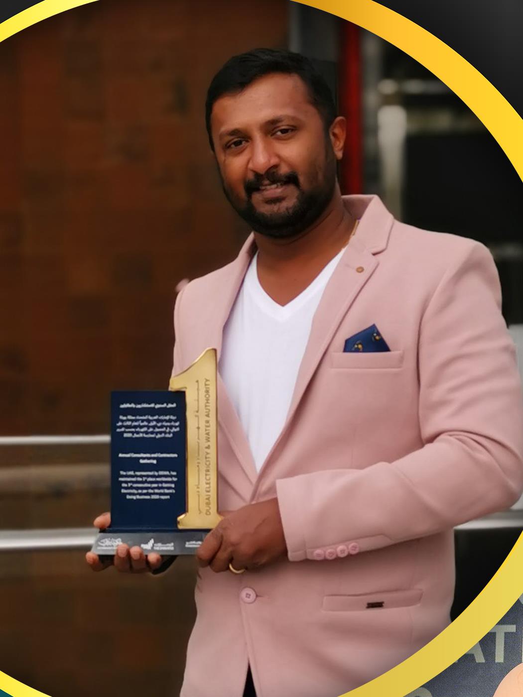 Mr. Binoji K. Varghese - Director & Project Head with DEWA Trophy